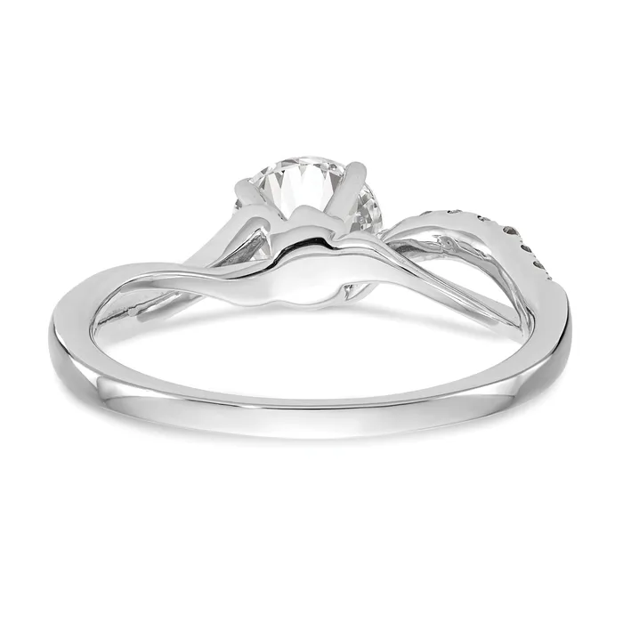 Rings Goldia 14k White Gold 16 Ct Lab Grown Diamond VSSI G Peg Set Engagment Ring