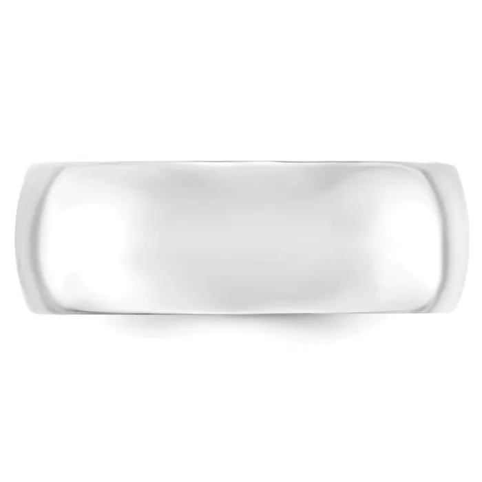 Rings Goldia Solid 14K Yellow Gold White Gold 8mm Comfort Fit MensWomens Wedding Band Ring Size 95