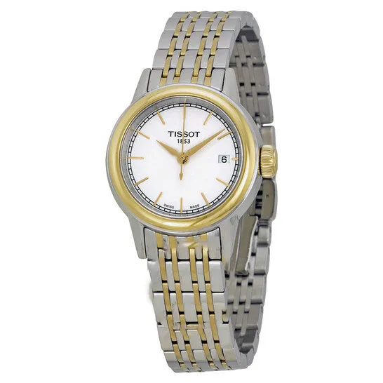 Rings JMS always Original Tissot Carson White Dial Twotone Ladies Watch T0852102201100 Rings JMS always Original Tissot Carson White Dial Twotone Ladies Watch T0852102201100