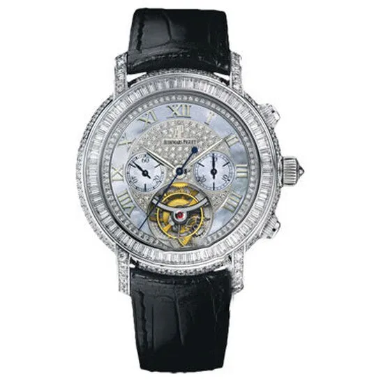 Watches JMS always Original Audemars Piguet Jules Audemars Tourbillon Chronograph Diamond Ladies Watch 26083BCZZD102CR01 Watches JMS always Original Audemars Piguet Jules Audemars Tourbillon Chronograph Diamond Ladies Watch 26083BCZZD102CR01