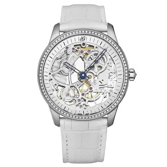 Watches JMS always Original Charles Girardier Skelton Automatic Diamond Ladies Watch 1759PD Watches JMS always Original Charles Girardier Skelton Automatic Diamond Ladies Watch 1759PD