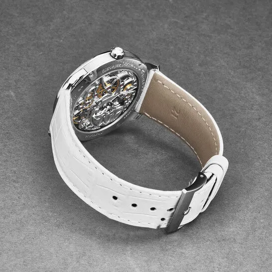 Watches JMS always Original Charles Girardier Skelton Automatic Diamond Ladies Watch 1759PD