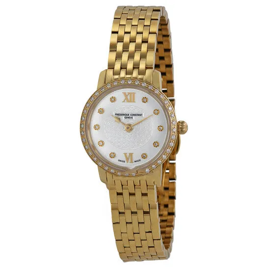 Watches JMS always Original Frederique Constant SlimLine other of Pearl Dial Ladies Watch FC200WHDSD5B Watches JMS always Original Frederique Constant SlimLine other of Pearl Dial Ladies Watch FC200WHDSD5B