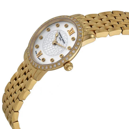 Watches JMS always Original Frederique Constant SlimLine other of Pearl Dial Ladies Watch FC200WHDSD5B Watches JMS always Original Frederique Constant SlimLine other of Pearl Dial Ladies Watch FC200WHDSD5B