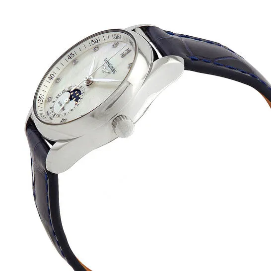 Watches JMS always Original Longines Master Collection Automatic Diamond White Mother of Pearl Dial Ladies Watch L24094870