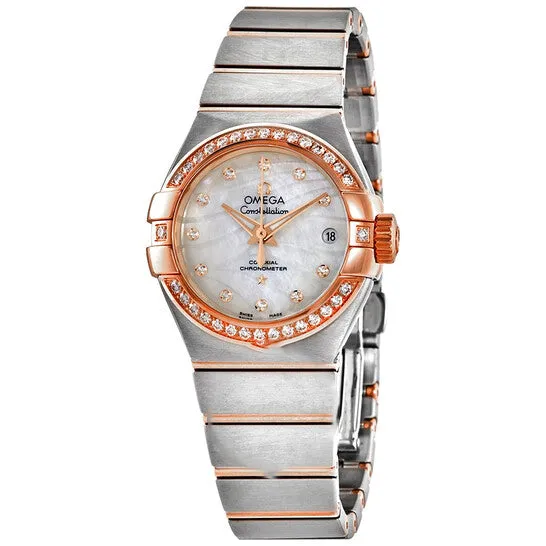 Watches JMS always Original Omega Constellation CoAxial White MothofPearl Dial 27 mm Ladies Watch 12325272055005 Watches JMS always Original Omega Constellation CoAxial White MothofPearl Dial 27 mm Ladies Watch 12325272055005