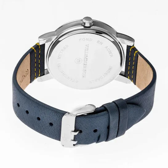 Watches JMS always Original Simplify The 5300 Silver Dial Blue Leather Watch SIM5301 Watches JMS always Original Simplify The 5300 Silver Dial Blue Leather Watch SIM5301