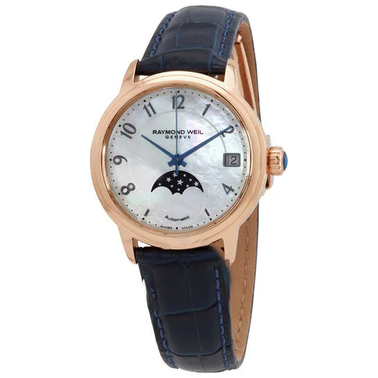 Watches Original Raymond Weil Maestro Automatic White Mother of Pearl Dial Ladies Watch 2139P5305909 JMS always Watches Original Raymond Weil Maestro Automatic White Mother of Pearl Dial Ladies Watch 2139P5305909 JMS always