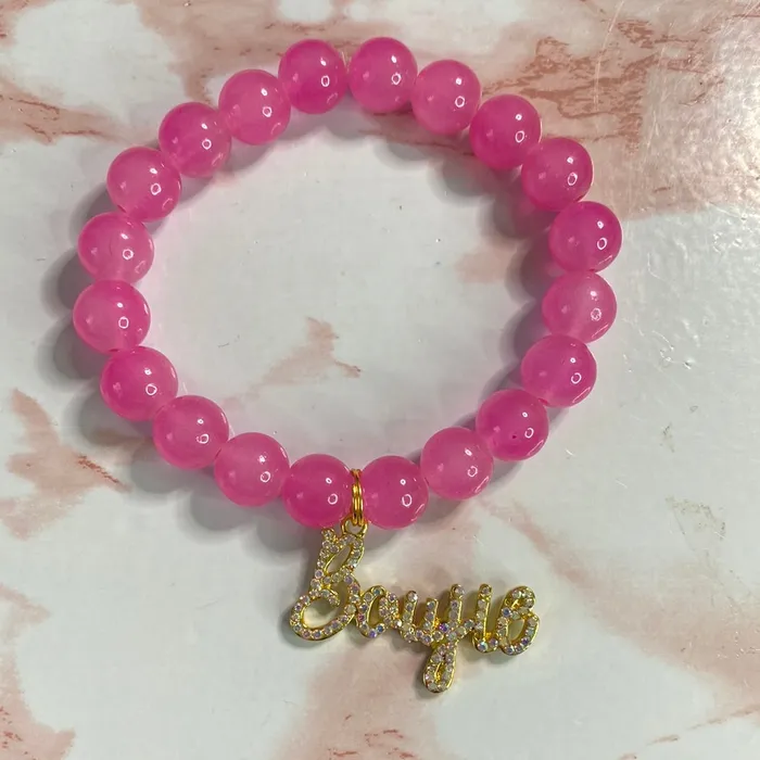 1660 Stretch Bracelet with Charm Skylar Sky Collection Bracelets
