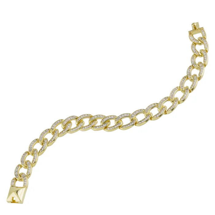 Bracelets Chain Gang Large Link BraceletGunmetal vendorunknown