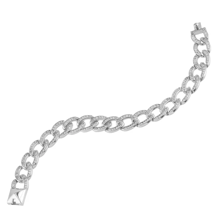 Bracelets Chain Gang Large Link BraceletGunmetal vendorunknown