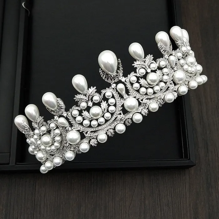 Earrings The Royal Look For Less Royal Fashions for Less Empress Eugnie Pearl Tiara Replica