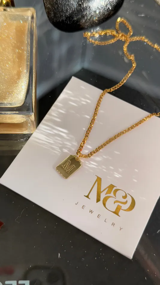 Necklaces MP Jewelry Dainty 17 Initial Necklace