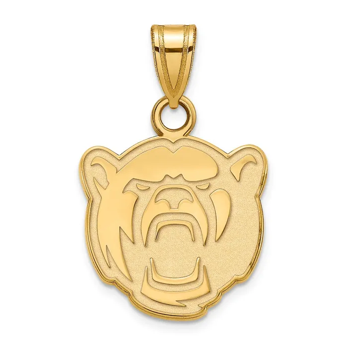 Necklaces Sterling Silver Goldplated Baylor University Small Pendant TreasureFineJewelers Necklaces Sterling Silver Goldplated Baylor University Small Pendant TreasureFineJewelers