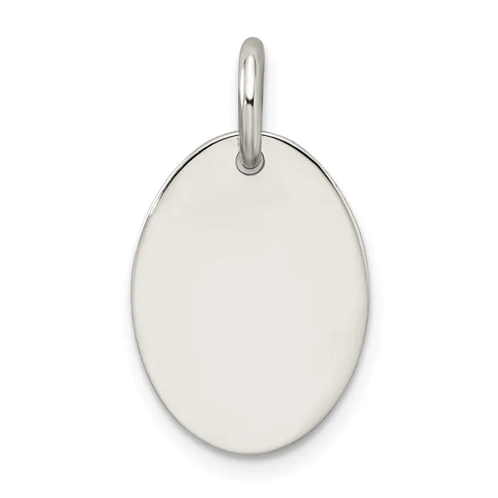 Necklaces TreasureFineJewelers Sterling Silver Polished Enamel Faith Pendant
