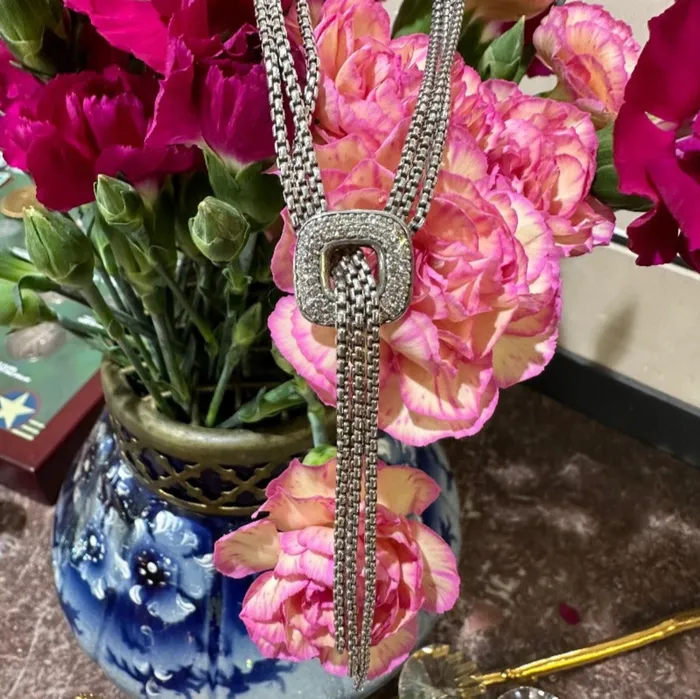 ONeills Estate Jewelry Necklaces Sterling Silver David Yurman Lariat Waterfall Tassel Necklace 55503913 ONeills Estate Jewelry Necklaces Sterling Silver David Yurman Lariat Waterfall Tassel Necklace 55503913