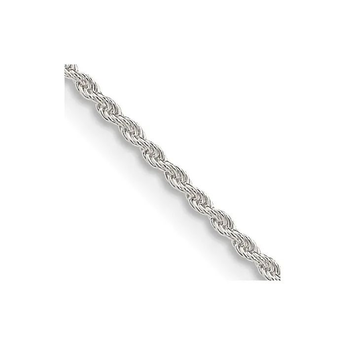 Rings Sterling Silver 13mm Solid Rope Chain TreasureFineJewelers