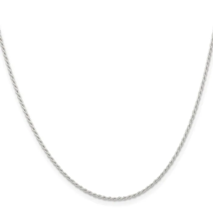 Rings Sterling Silver 13mm Solid Rope Chain TreasureFineJewelers