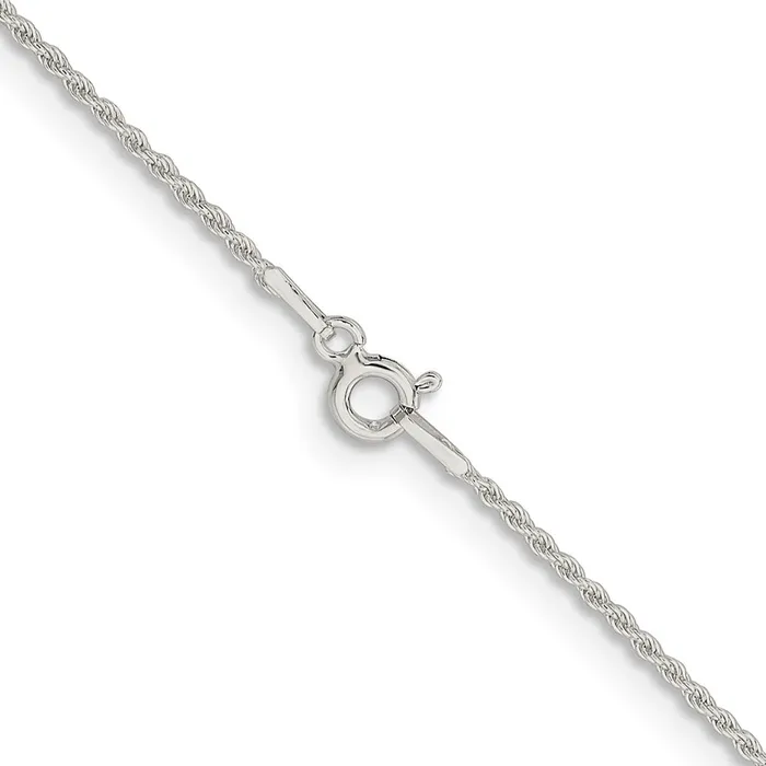 Rings Sterling Silver 13mm Solid Rope Chain TreasureFineJewelers