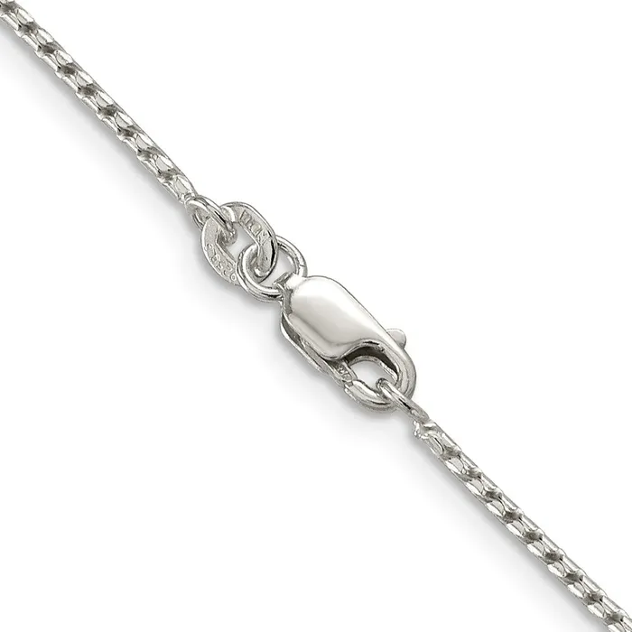 Rings TreasureFineJewelers Sterling Silver 125mm Round Franco Chain