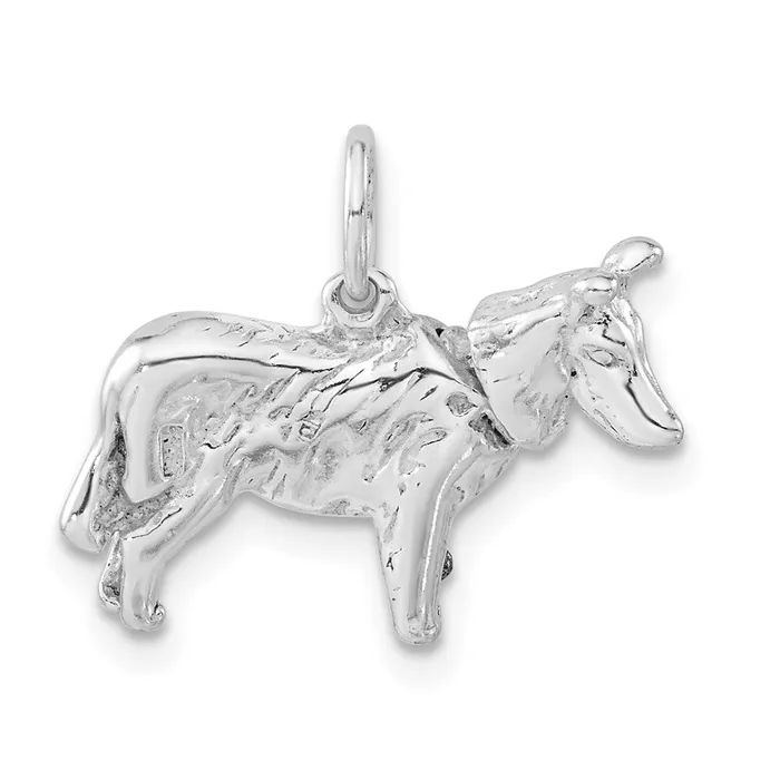 Rings TreasureFineJewelers Sterling Silver Collie Charm