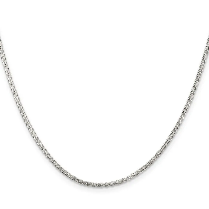 Sterling Silver 175mm Round Spiga Chain TreasureFineJewelers Rings