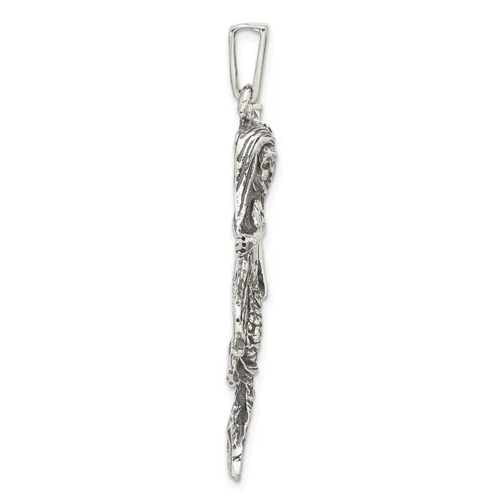 Sterling Silver Antiqued Mermaid Pendant TreasureFineJewelers Necklaces