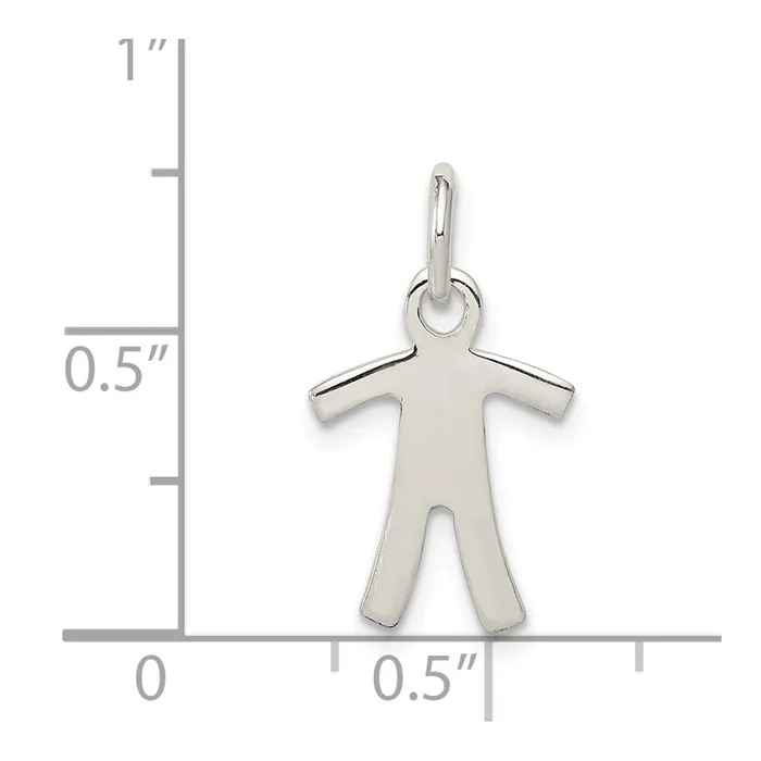 Sterling Silver Boy Charm TreasureFineJewelers Rings
