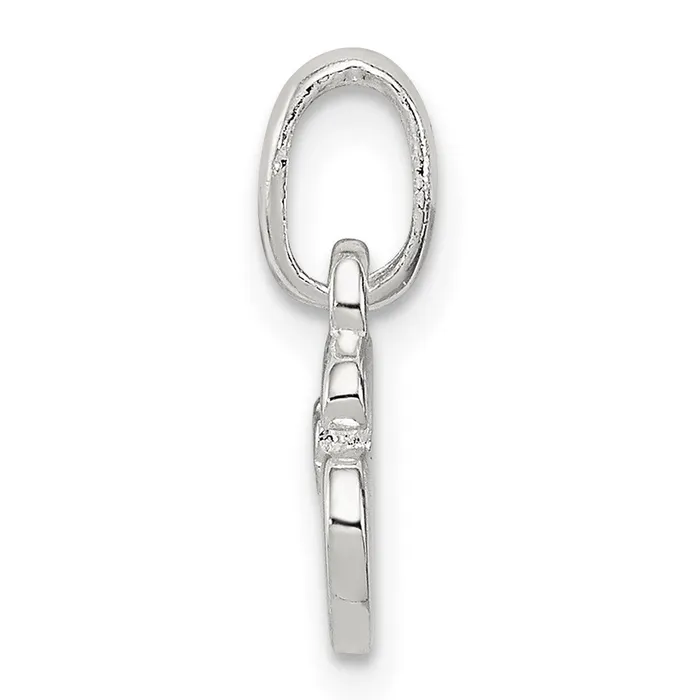 Sterling Silver Letter S with Enamel Pendant TreasureFineJewelers Necklaces