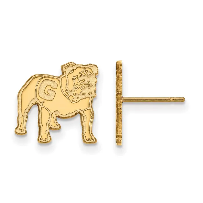 TreasureFineJewelers 10k Gold University of Georgia Bulldog Small Post Earrings Earrings TreasureFineJewelers 10k Gold University of Georgia Bulldog Small Post Earrings Earrings