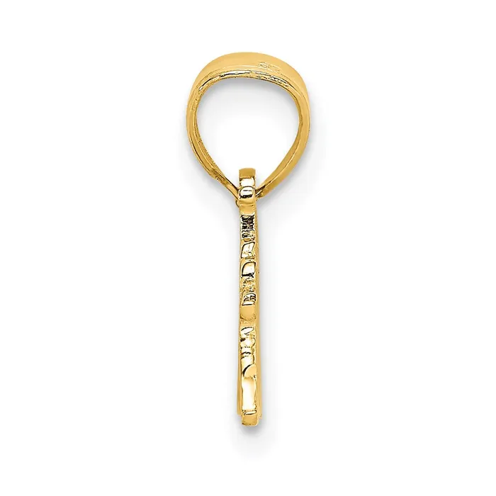 TreasureFineJewelers Charm Necklaces 14k 1 GRANDPA Charm