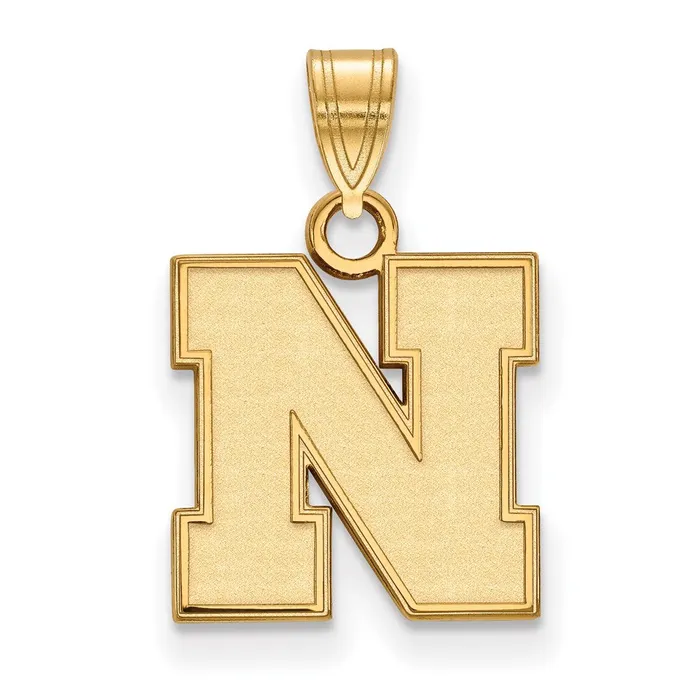 TreasureFineJewelers Necklaces 14k Gold University of Nebraska Letter N Small Pendant TreasureFineJewelers Necklaces 14k Gold University of Nebraska Letter N Small Pendant