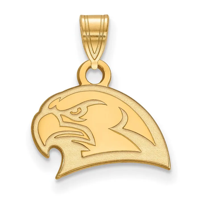 TreasureFineJewelers Necklaces Sterling Silver Goldplated Miami University Ohio Redhawk Small Pendant TreasureFineJewelers Necklaces Sterling Silver Goldplated Miami University Ohio Redhawk Small Pendant