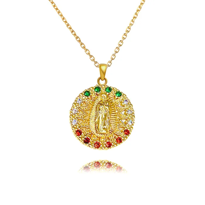 Trendy Religious Jewelry Virgin Mary Gold Virgencita Necklace Trendolla Jewelry Necklaces Trendy Religious Jewelry Virgin Mary Gold Virgencita Necklace Trendolla Jewelry Necklaces