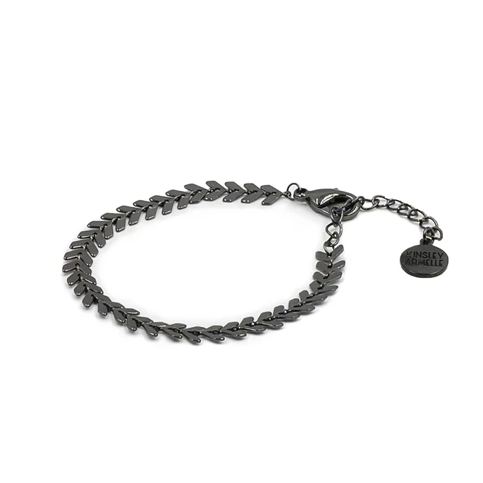 Bracelets Kinsley Armelle Goddess Collection Black Lance Bracelet