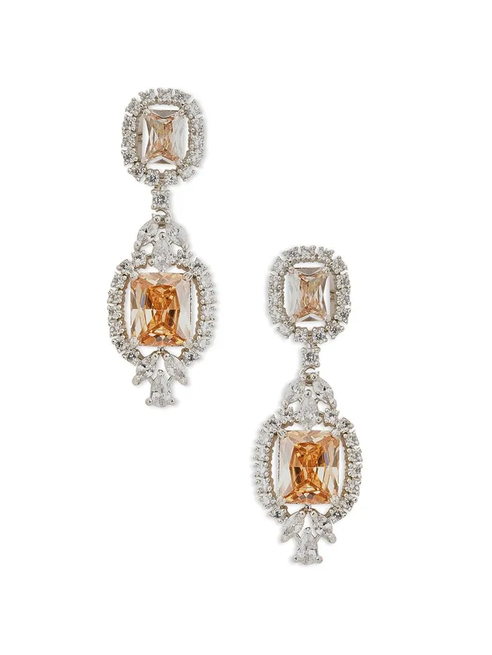 Curio Cottage Necklaces Amber Art CZ Necklace Set