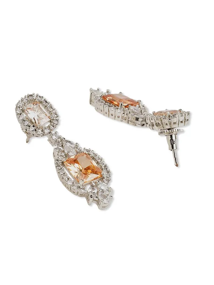 Curio Cottage Necklaces Amber Art CZ Necklace Set