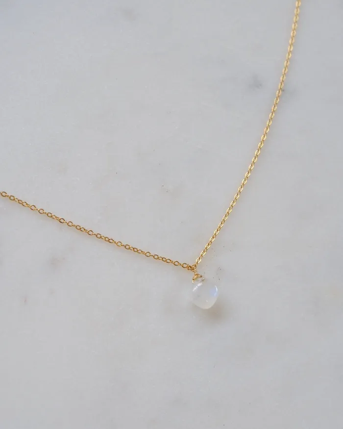 ERIJEWELRY Necklaces Moonstone Square necklace