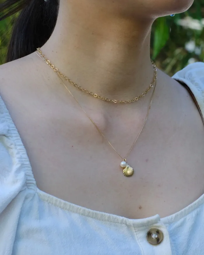 ERIJEWELRY Necklaces Pearl Shell Necklace