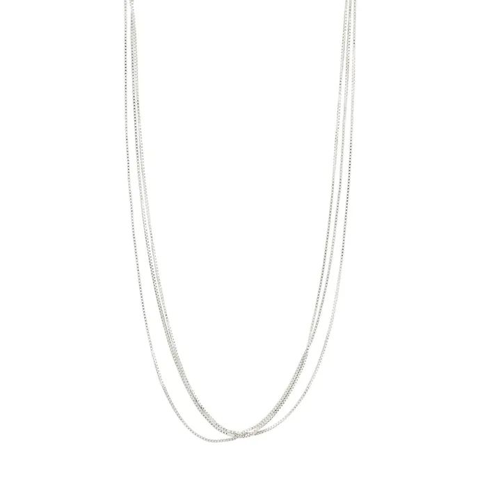 Pilgrim Live 3in1 Silver Plated Necklace Necklaces