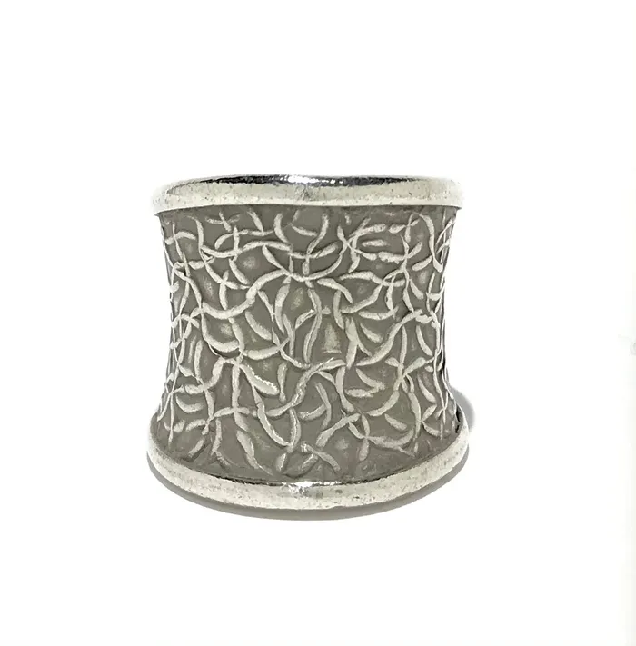Rings Four Peaks Mining Co Thai Hill Tribe Silver Leaf Ring