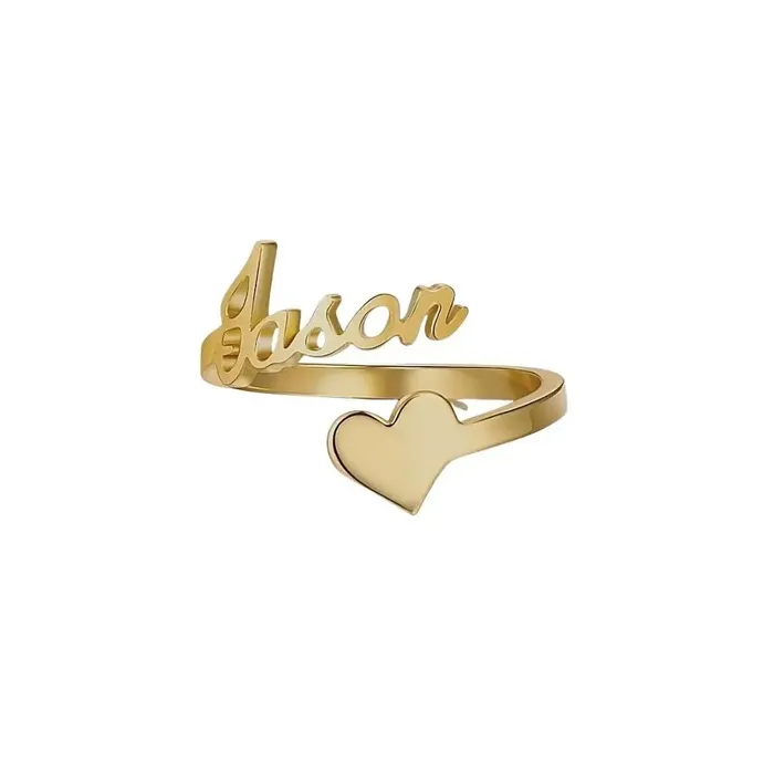 Rings KHLOE JEWELS Custom Jewelry Cute Heart Custom Ring