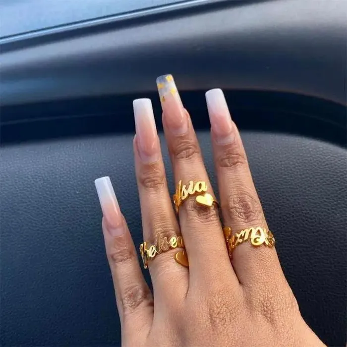 Rings KHLOE JEWELS Custom Jewelry Cute Heart Custom Ring
