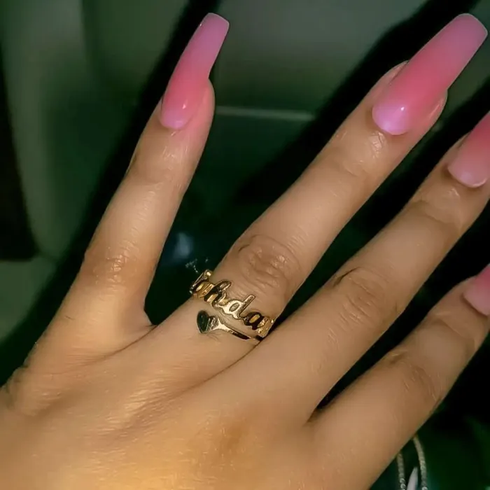 Rings KHLOE JEWELS Custom Jewelry Cute Heart Custom Ring