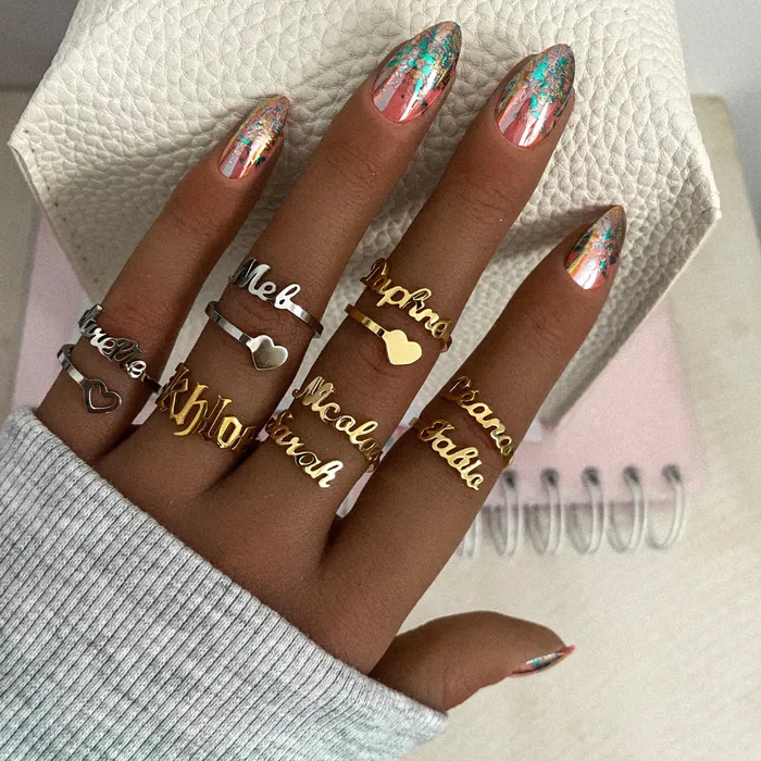 Rings KHLOE JEWELS Custom Jewelry Cute Heart Custom Ring