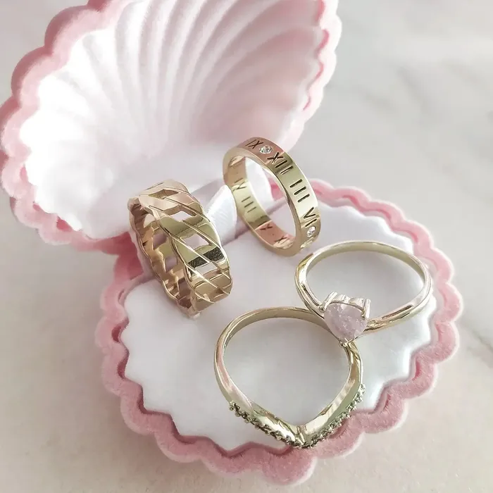 Rings KHLOE JEWELS Roman Numerals CZ Ring