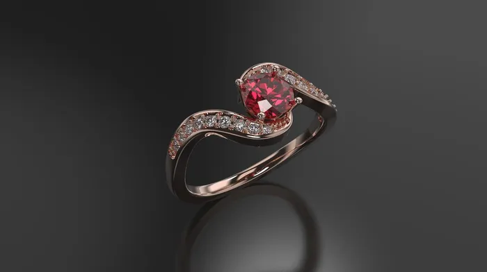 Ruby Engagement Ring Rose Gold Engagement Ring Ruby Ring Ruby Gold Rose Gold Ruby Ring FL LLC Rings