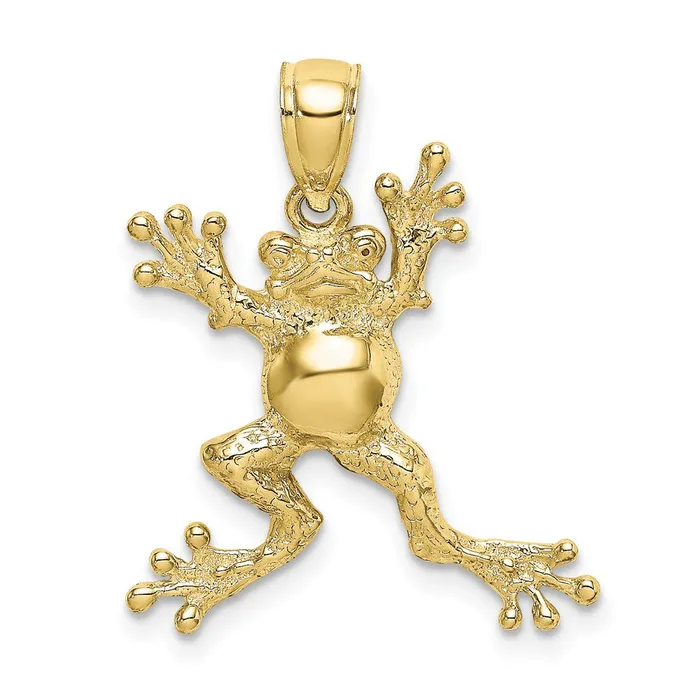 10K 2D Frog wPot Belly CharmWBC10K6560 WB Choice Jewelry Charm Necklaces 10K 2D Frog wPot Belly CharmWBC10K6560 WB Choice Jewelry Charm Necklaces