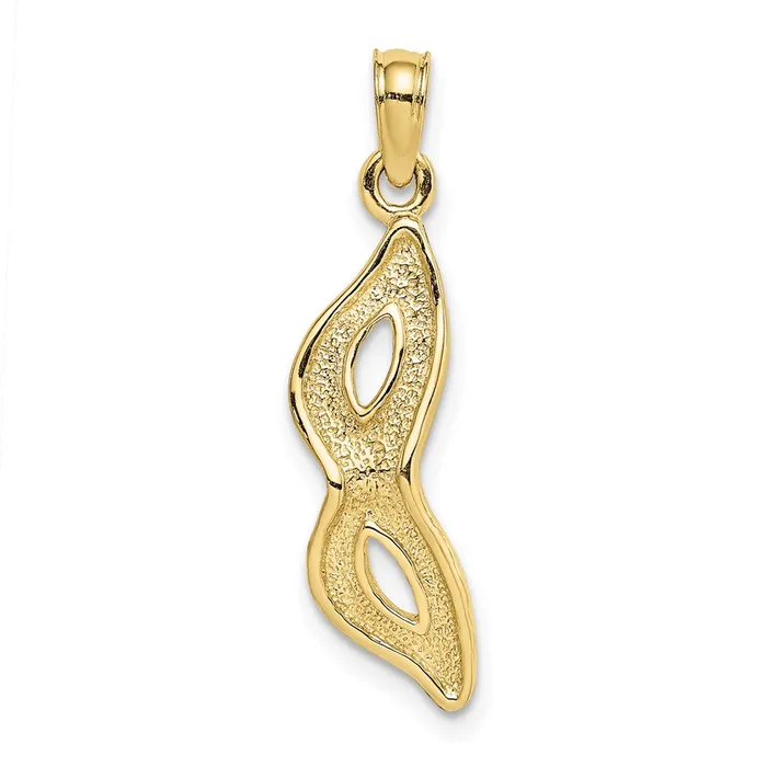 10K 3D Beveled Masquerade Mask CharmWBC10K7315 WB Choice Jewelry Charm Necklaces 10K 3D Beveled Masquerade Mask CharmWBC10K7315 WB Choice Jewelry Charm Necklaces