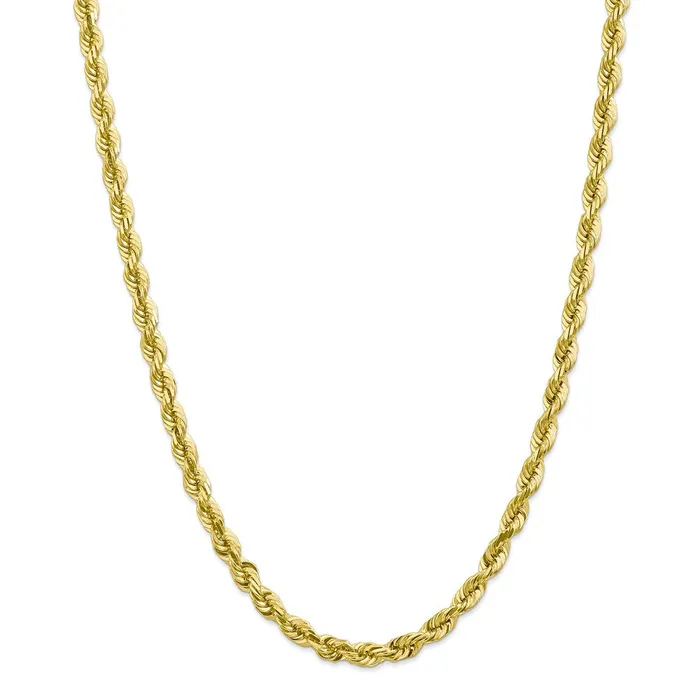 10k 55mm Diamondcut Rope ChainWBC10K04024 WB Choice Jewelry Necklaces 10k 55mm Diamondcut Rope ChainWBC10K04024 WB Choice Jewelry Necklaces